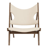 Natural beige fabric with a smooth texture and minimalist wood frame, featuring organic shapes and a simple design.
