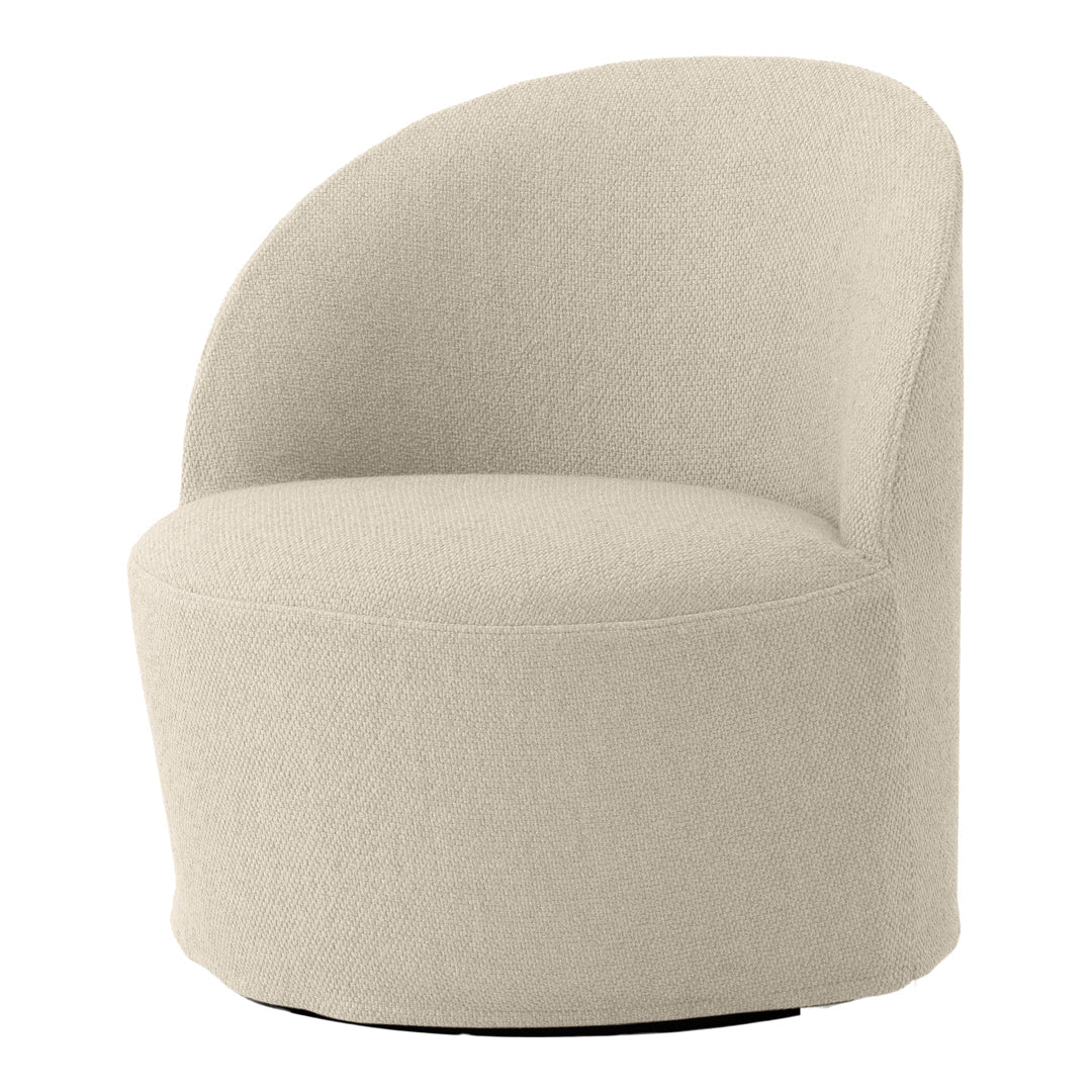 Tearoom Lounge Chair - Swivel w/ Return & Loose Cover