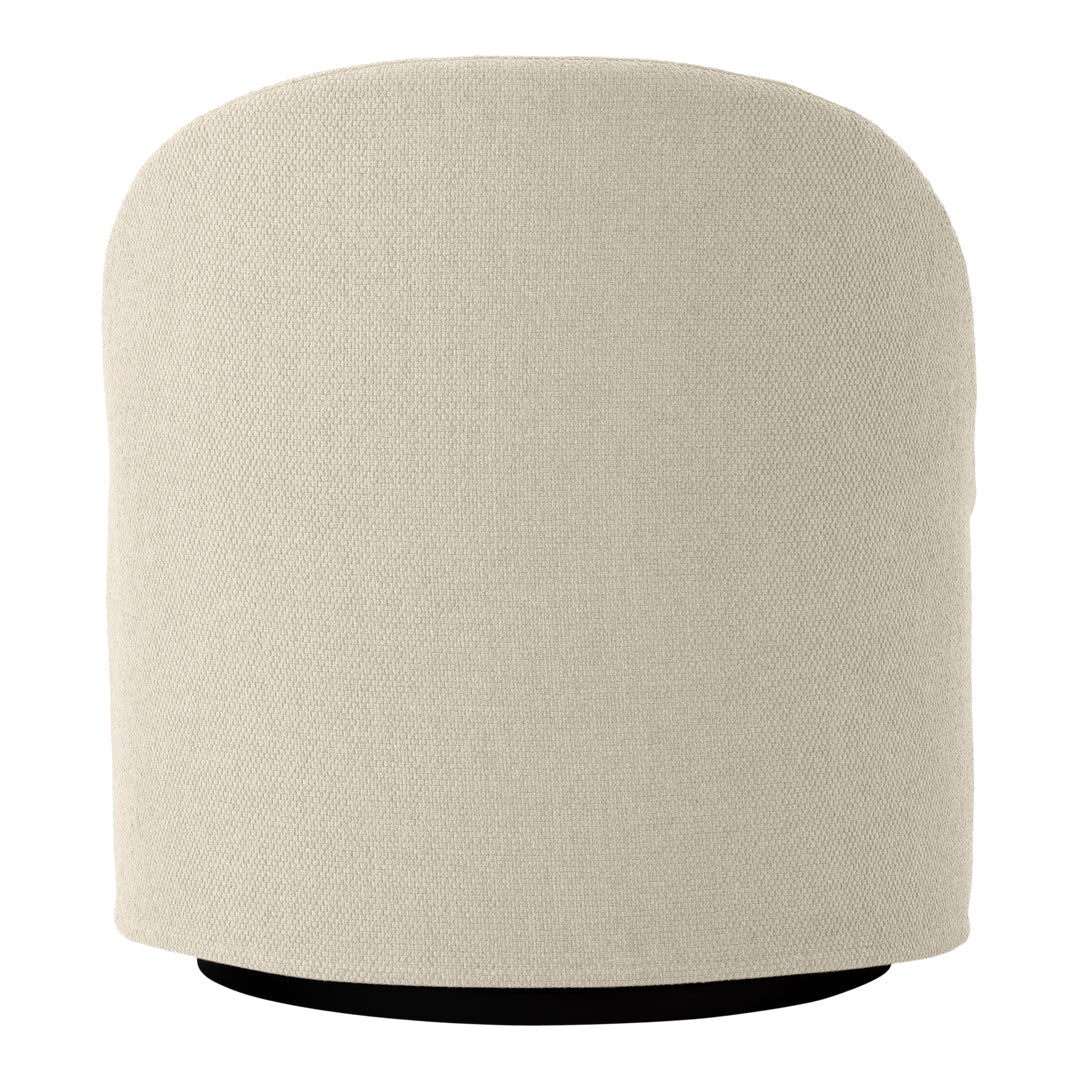 Tearoom Lounge Chair - Swivel w/ Return & Loose Cover