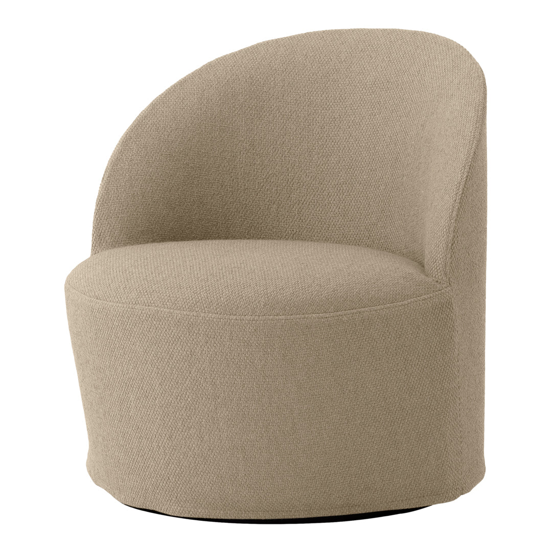 Tearoom Lounge Chair - Swivel w/ Return & Loose Cover