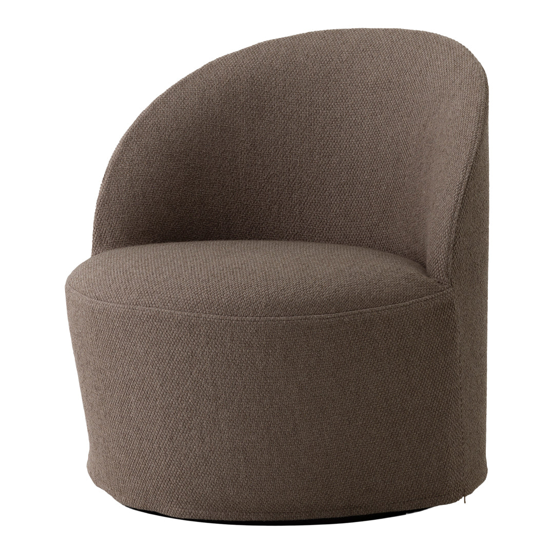 Tearoom Lounge Chair - Swivel w/ Return & Loose Cover