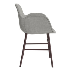 Form Armchair - Metal Legs - Upholstered