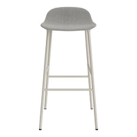 Form Bar Stool - Metal Legs - Upholstered
