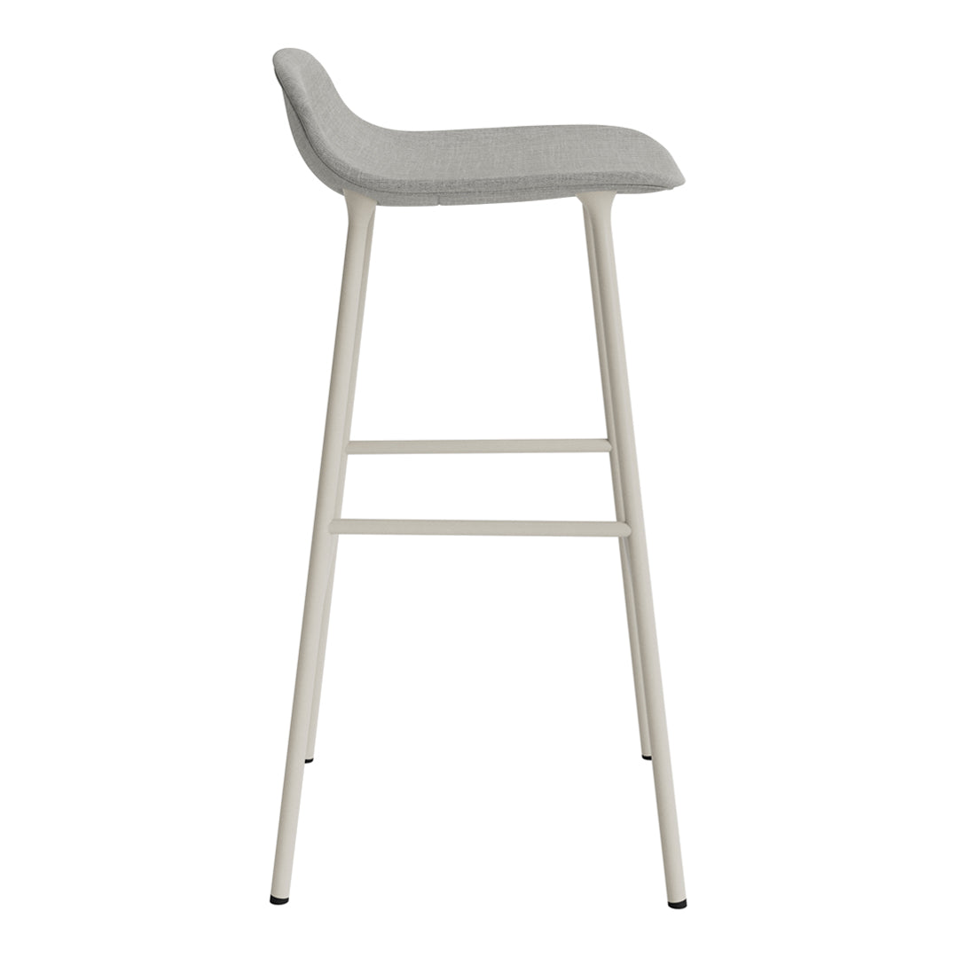 Form Bar Stool - Metal Legs - Upholstered