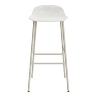 Form Bar Stool - Metal Legs - Upholstered