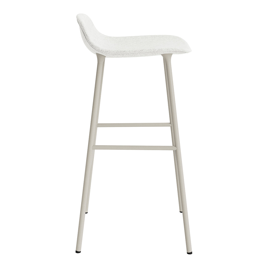 Form Bar Stool - Metal Legs - Upholstered