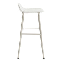 Form Bar Stool - Metal Legs - Upholstered