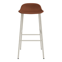 Form Bar Stool - Metal Legs - Upholstered