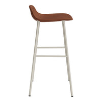 Form Bar Stool - Metal Legs - Upholstered
