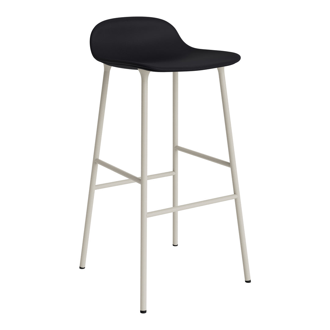 Form Bar Stool - Metal Legs - Upholstered