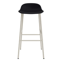 Form Bar Stool - Metal Legs - Upholstered