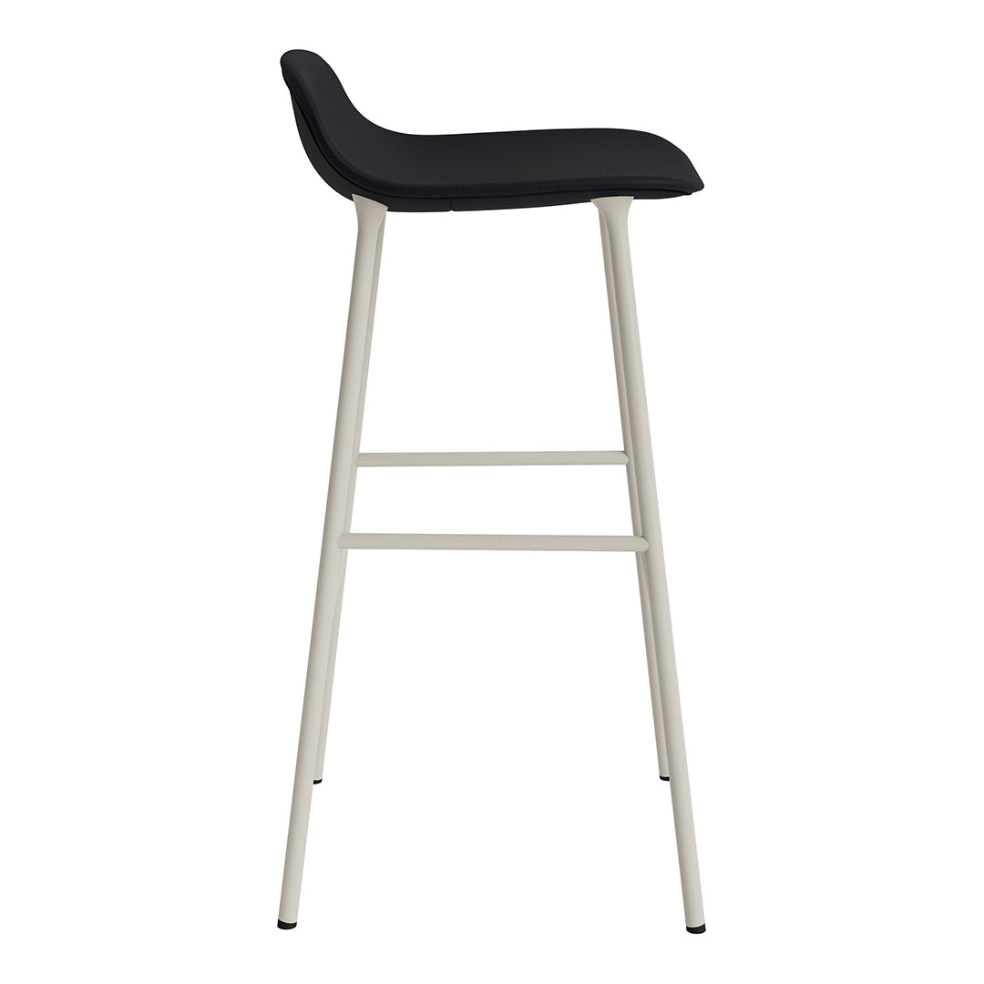 Form Bar Stool - Metal Legs - Upholstered