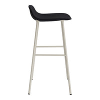 Form Bar Stool - Metal Legs - Upholstered