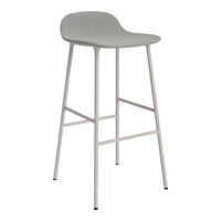 Form Bar Stool - Metal Legs - Upholstered