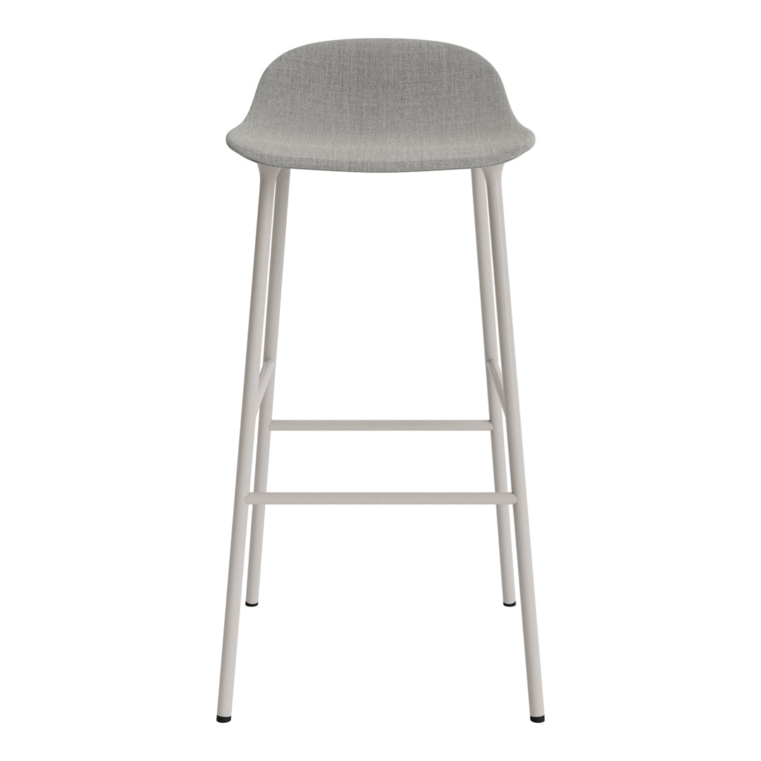 Form Bar Stool - Metal Legs - Upholstered