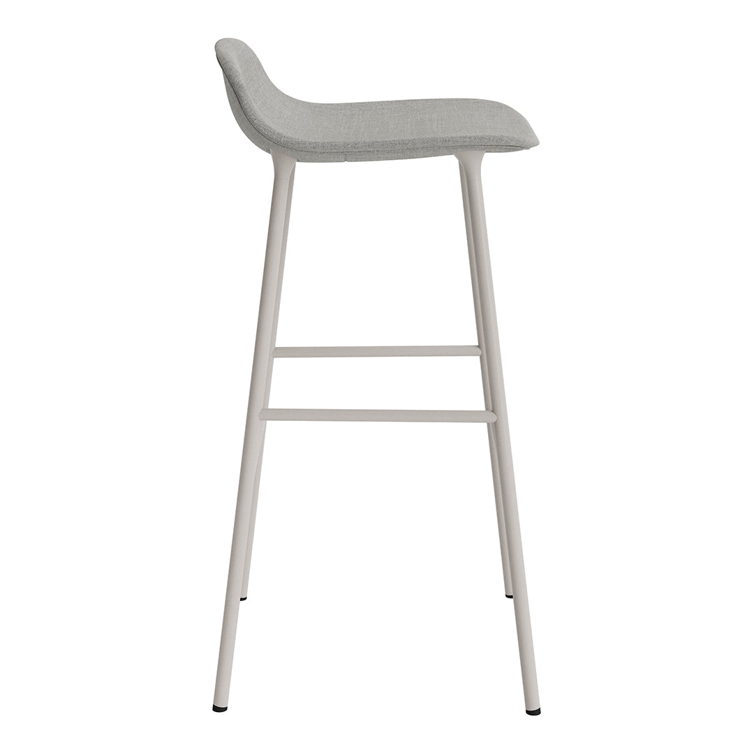 Form Bar Stool - Metal Legs - Upholstered