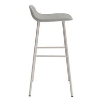 Form Bar Stool - Metal Legs - Upholstered