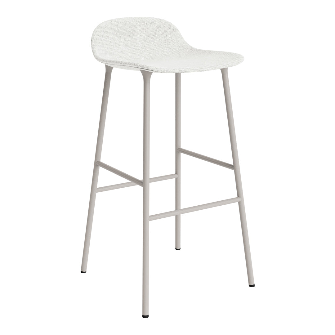 Form Bar Stool - Metal Legs - Upholstered