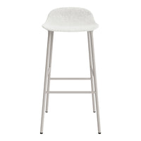 Form Bar Stool - Metal Legs - Upholstered