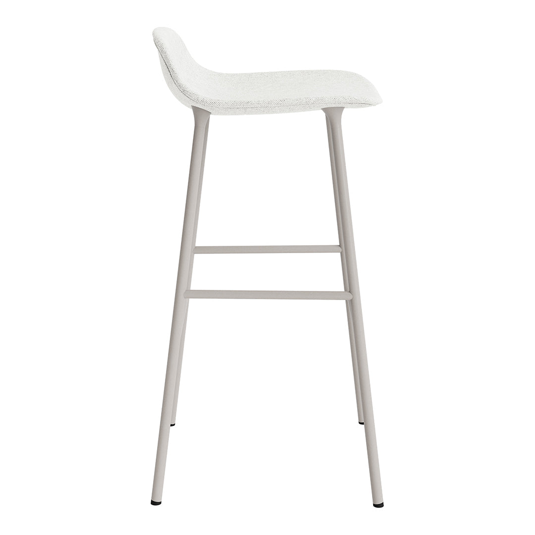 Form Bar Stool - Metal Legs - Upholstered