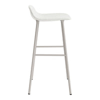 Form Bar Stool - Metal Legs - Upholstered