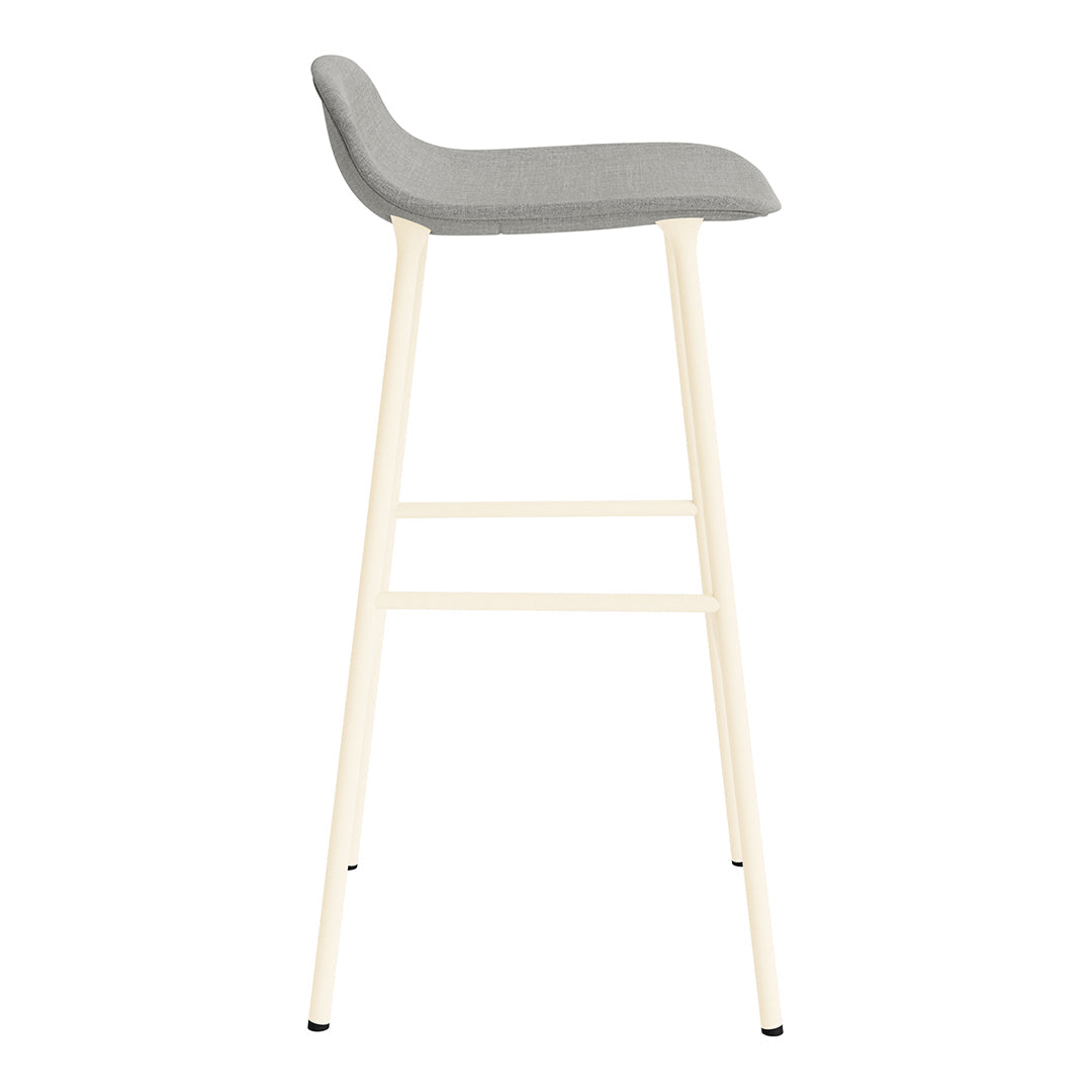 Form Bar Stool - Metal Legs - Upholstered