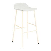 Form Bar Stool - Metal Legs - Upholstered