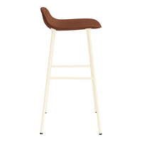 Form Bar Stool - Metal Legs - Upholstered