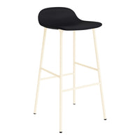 Form Bar Stool - Metal Legs - Upholstered