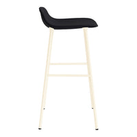 Form Bar Stool - Metal Legs - Upholstered