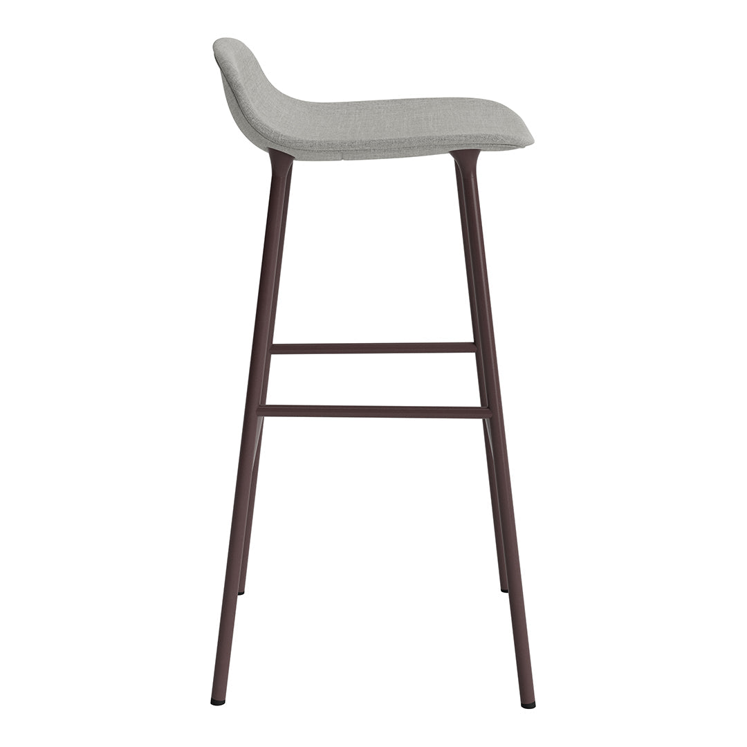 Form Bar Stool - Metal Legs - Upholstered