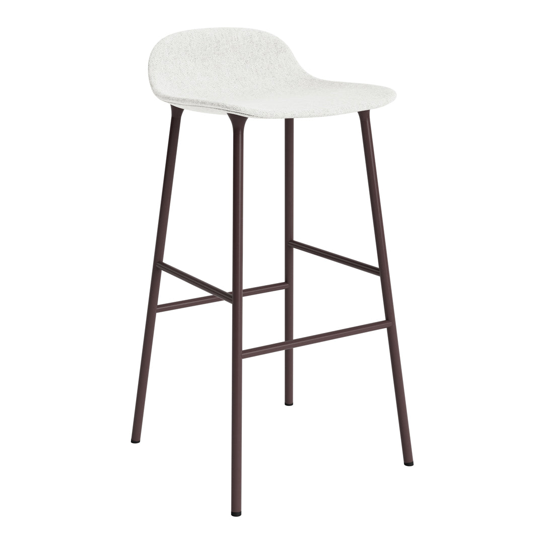 Form Bar Stool - Metal Legs - Upholstered