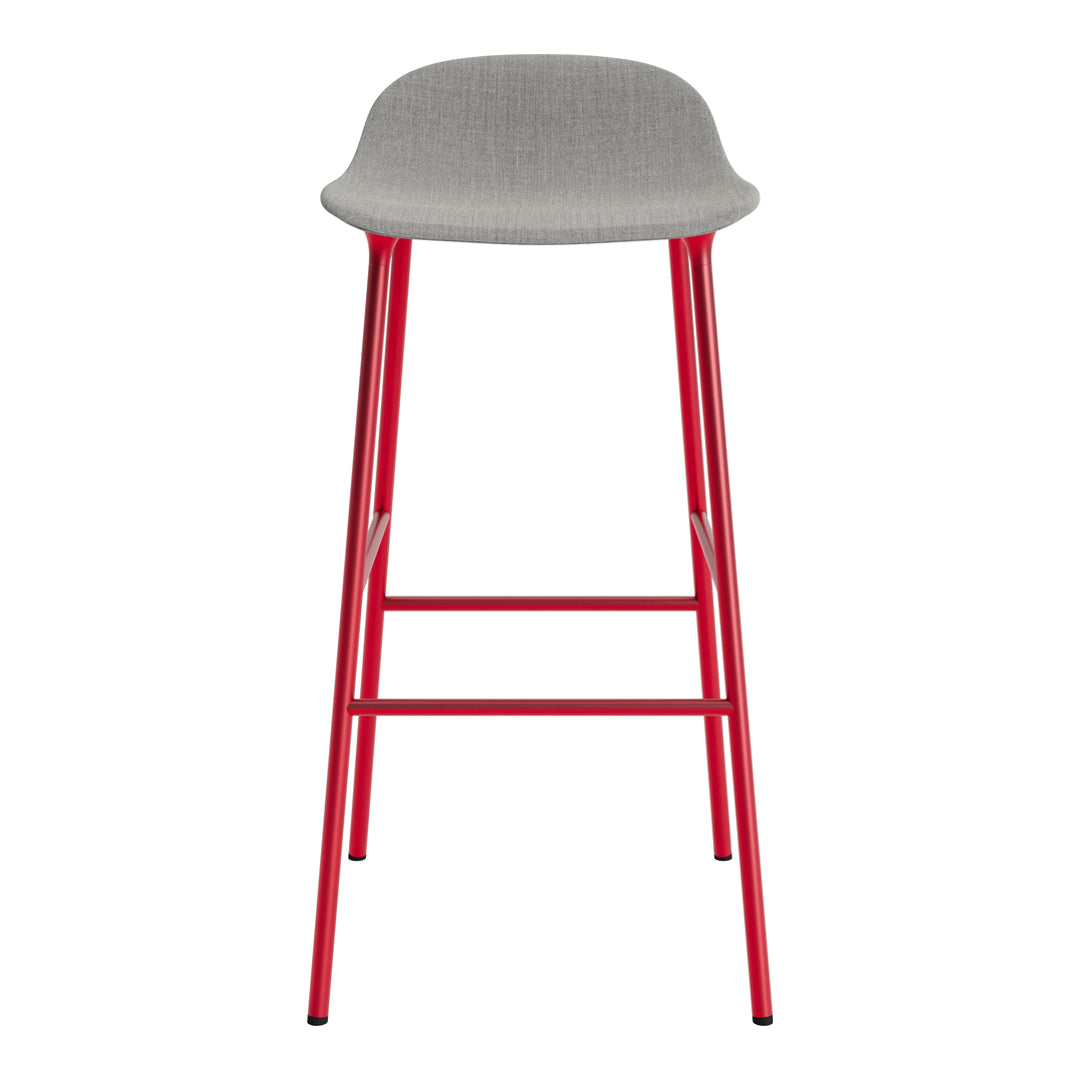 Form Bar Stool - Metal Legs - Upholstered