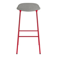 Form Bar Stool - Metal Legs - Upholstered