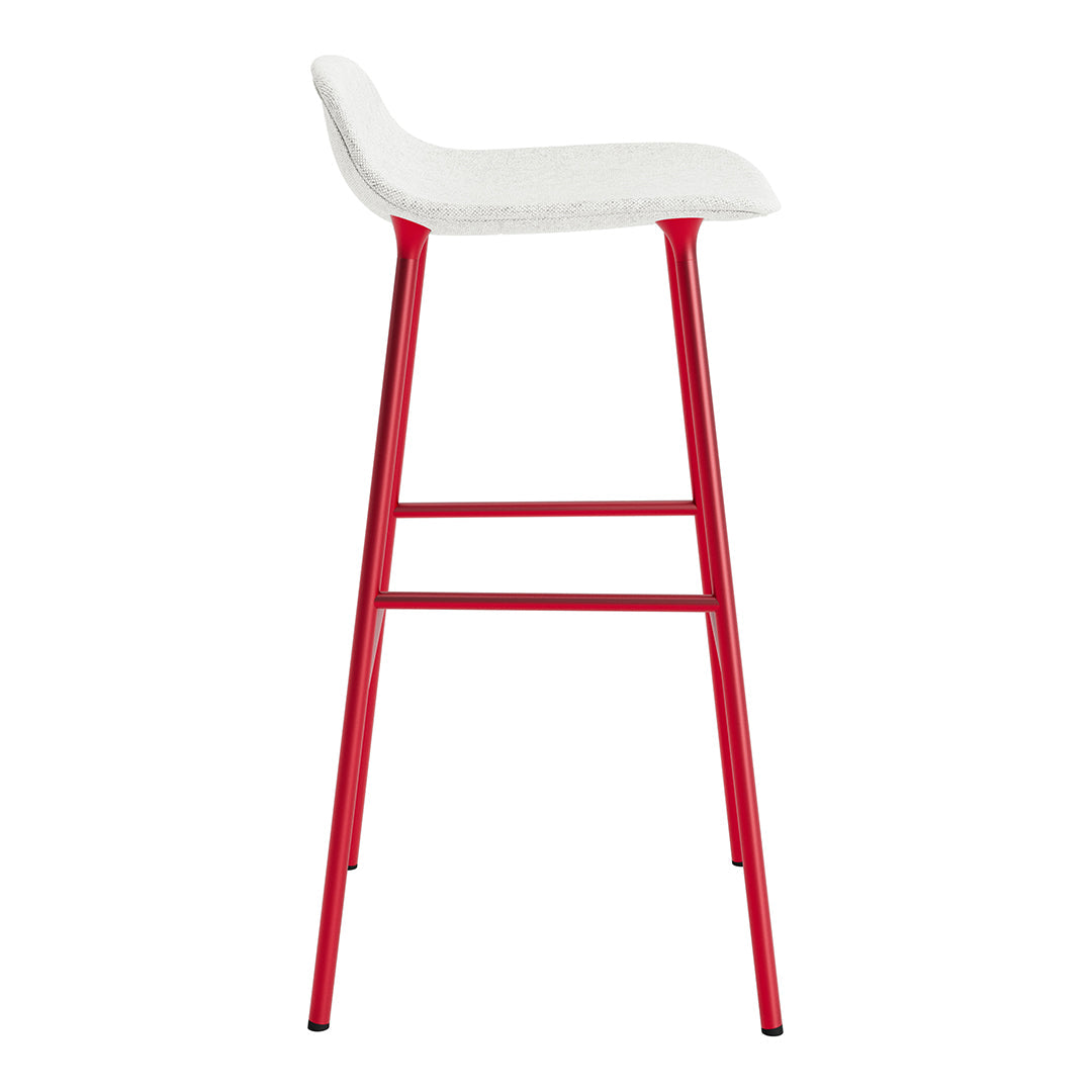 Form Bar Stool - Metal Legs - Upholstered