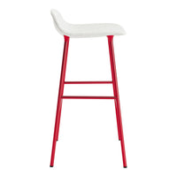 Form Bar Stool - Metal Legs - Upholstered