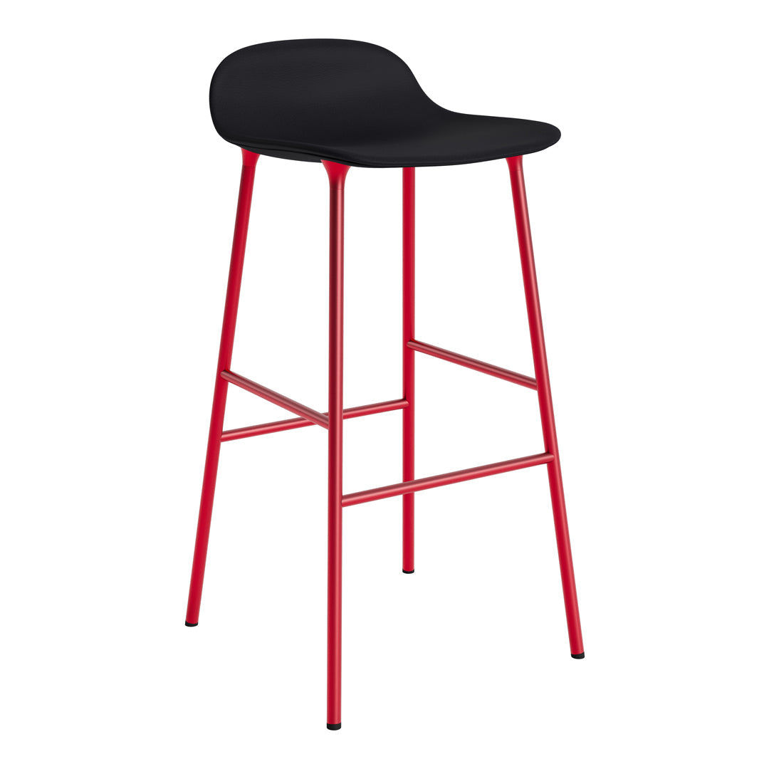 Form Bar Stool - Metal Legs - Upholstered