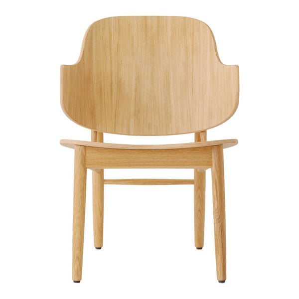 Light natural wood chair with smooth, minimalist design and no patterns. Ideal for modern decor.