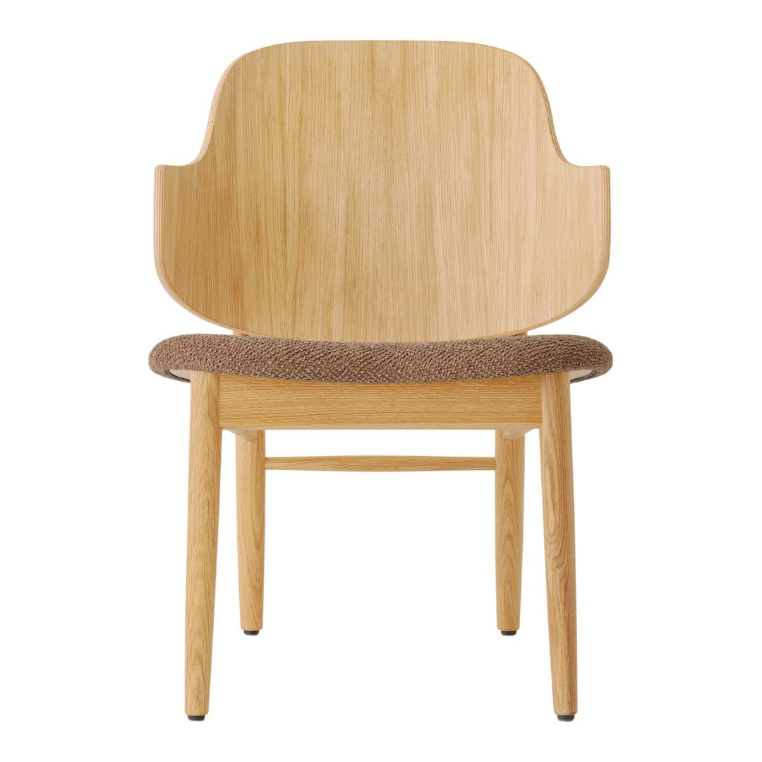 The Penguin Wooden Lounge Chair - Seat Upholstered