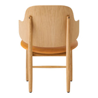 The Penguin Wooden Lounge Chair - Seat Upholstered