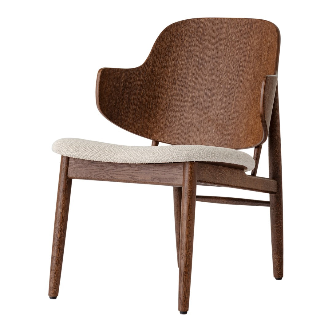The Penguin Wooden Lounge Chair - Seat Upholstered