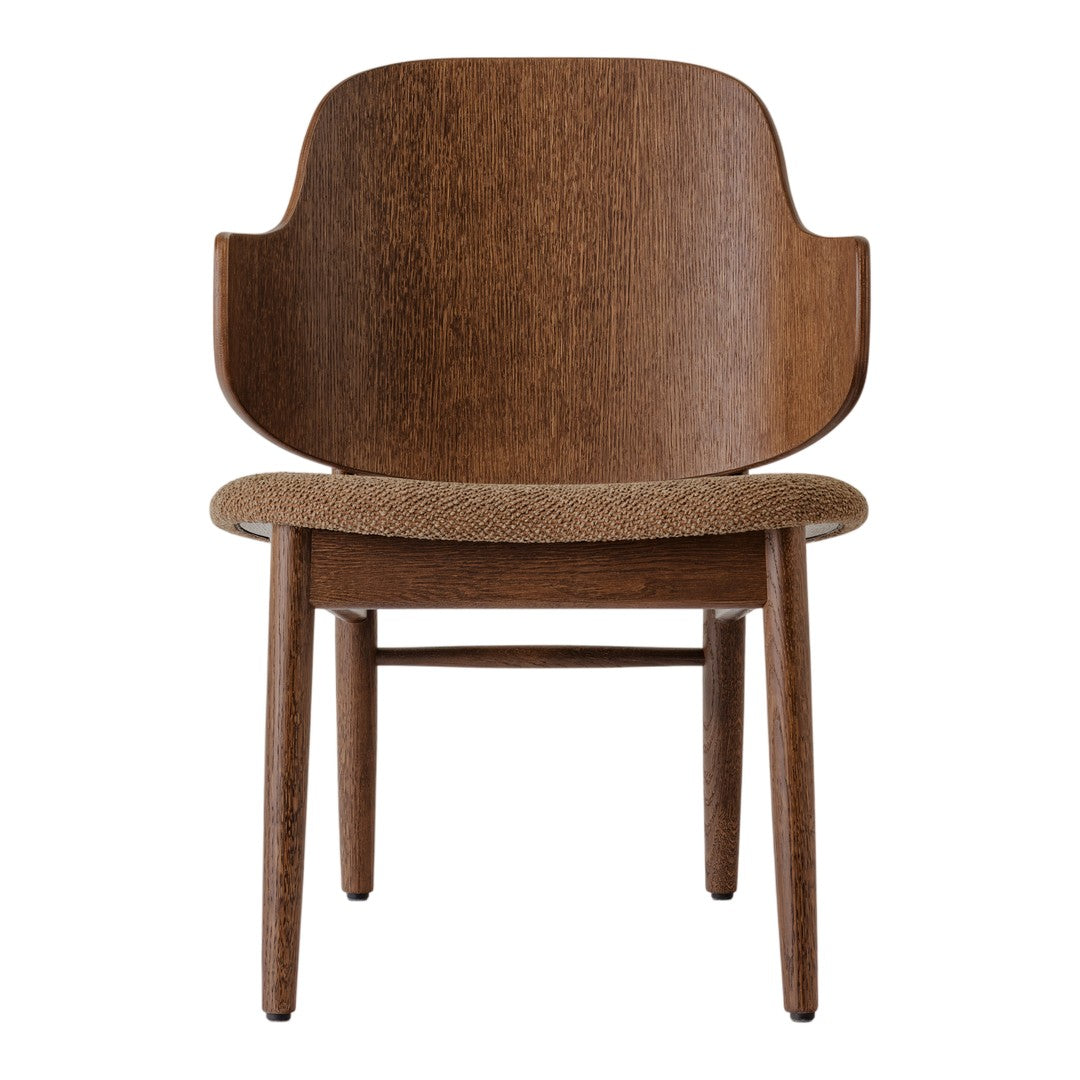 The Penguin Wooden Lounge Chair - Seat Upholstered