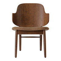 The Penguin Wooden Lounge Chair - Seat Upholstered