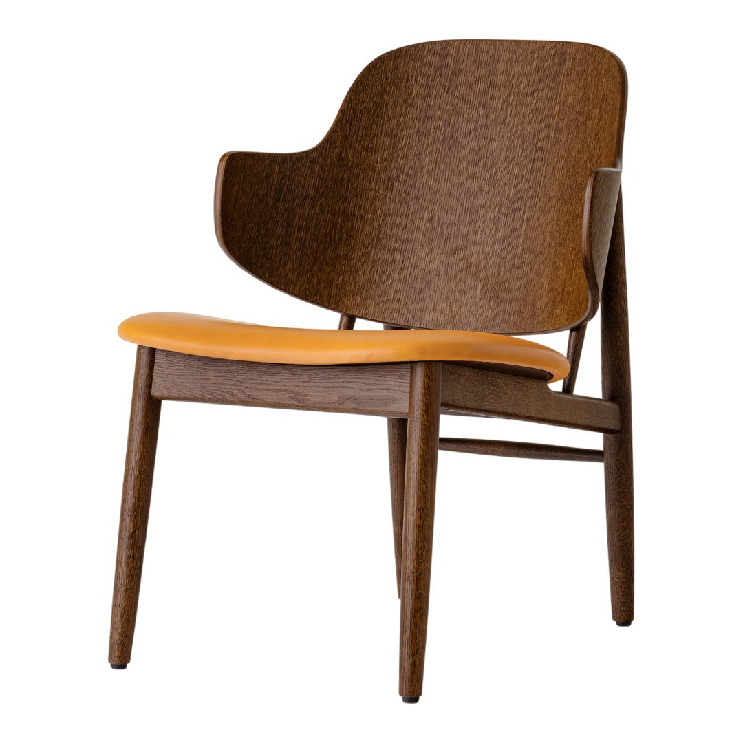 The Penguin Wooden Lounge Chair - Seat Upholstered