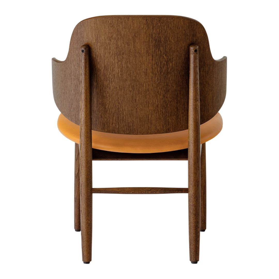 The Penguin Wooden Lounge Chair - Seat Upholstered
