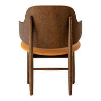 The Penguin Wooden Lounge Chair - Seat Upholstered
