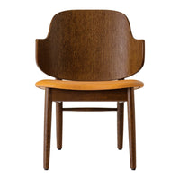 The Penguin Wooden Lounge Chair - Seat Upholstered