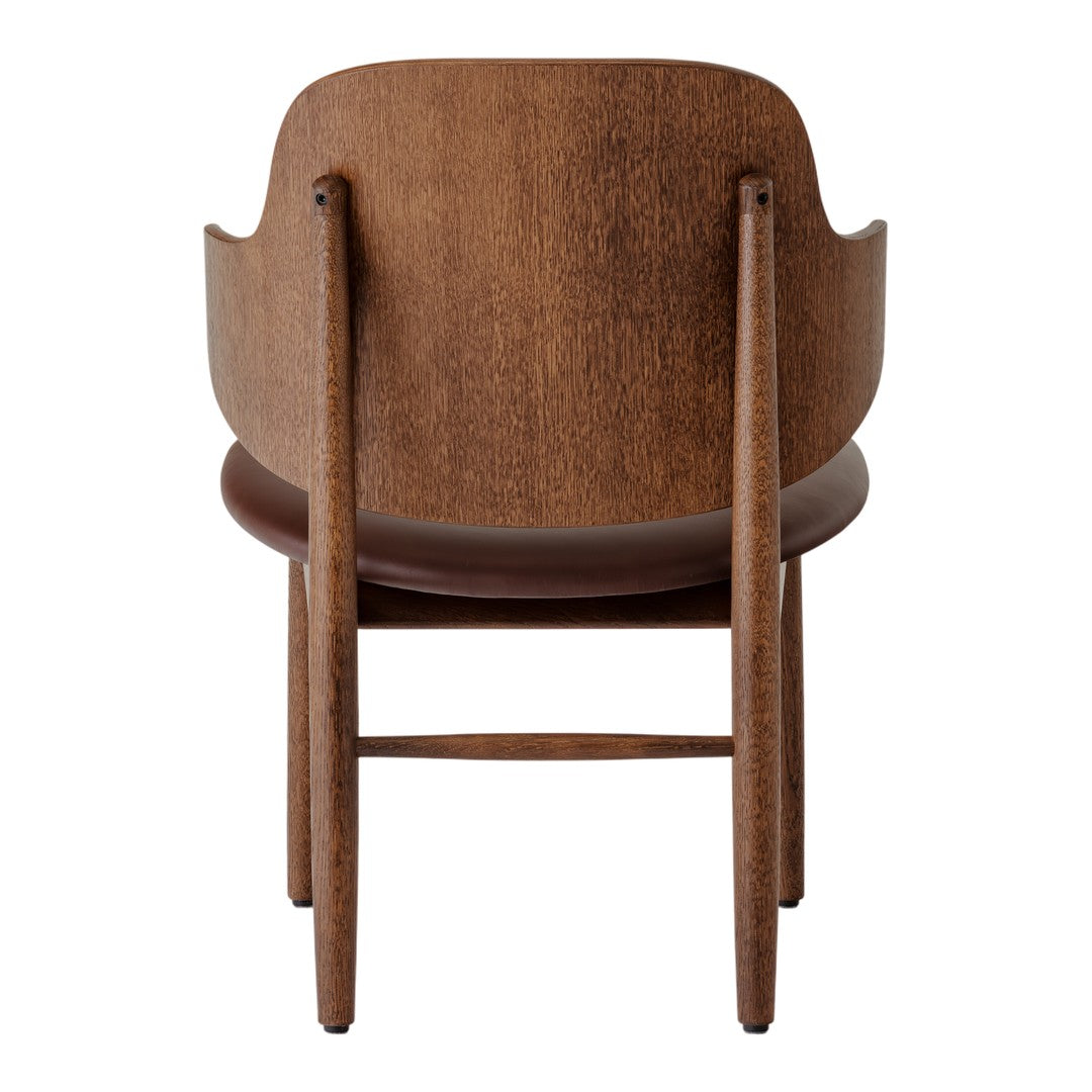 The Penguin Wooden Lounge Chair - Seat Upholstered