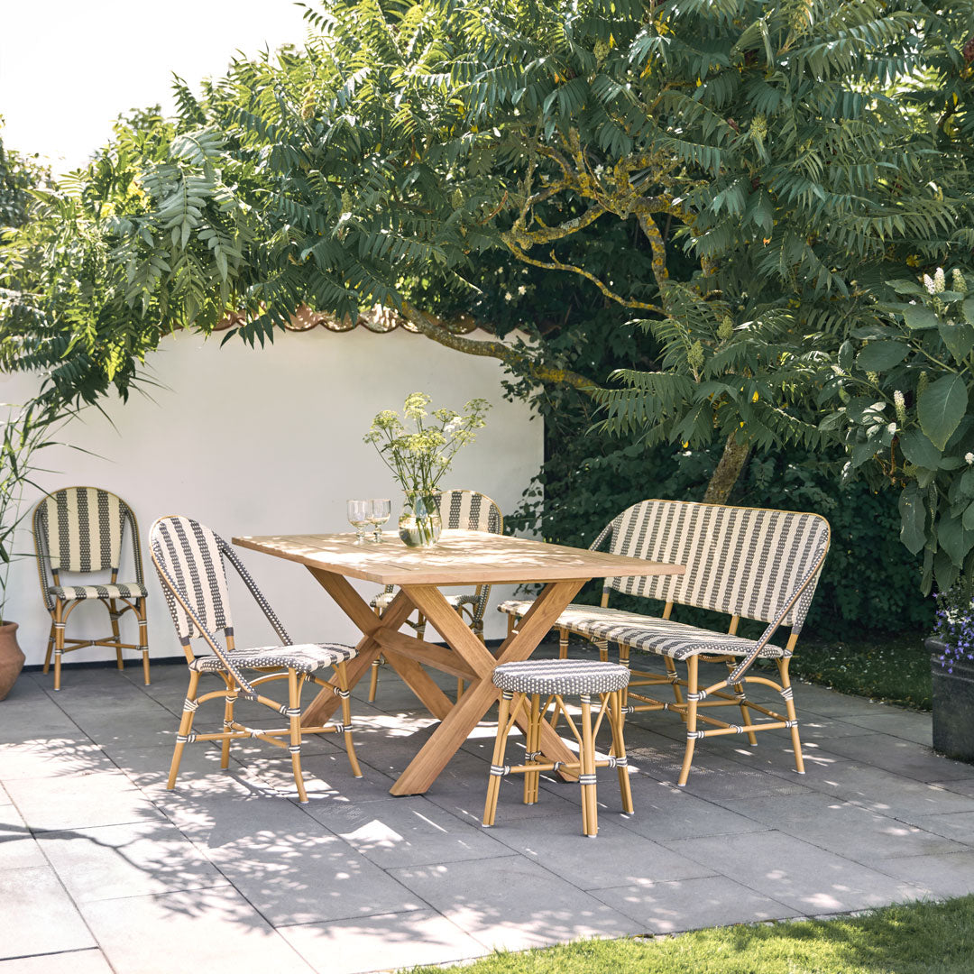 Sofie Side Chair - AluRattan Outdoor - Stackable – Danish Design Store
