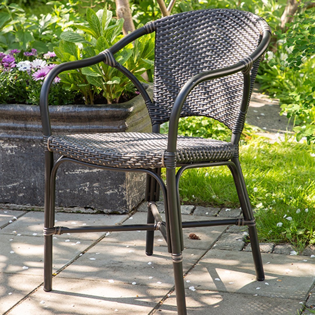 Valerie Chair - AluRattan Outdoor - Stackable